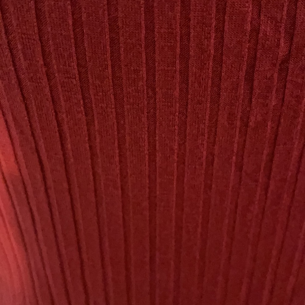 Red Ribbed Dresd - Picture 2 of 3